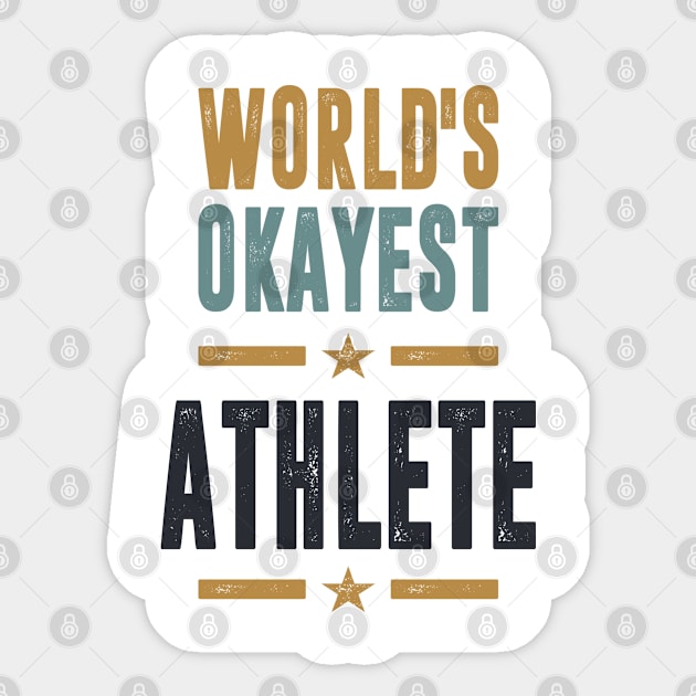 If you like Athlete. This shirt is for you! Sticker by C_ceconello